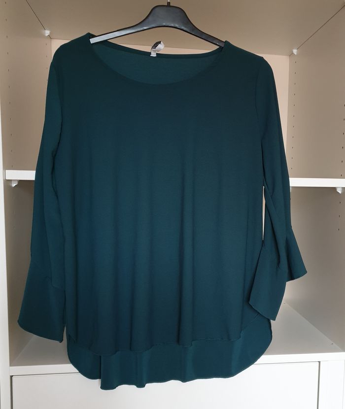 Blouse verte manches longues – My Style - T3 - photo numéro 6