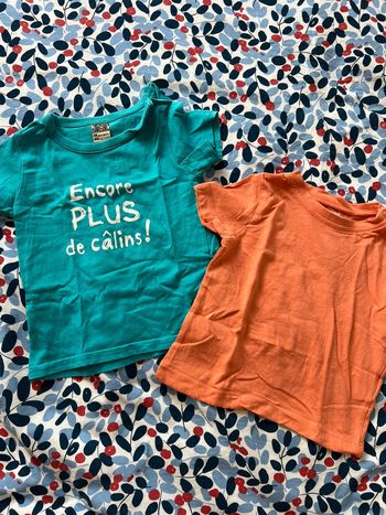 Lot de deux tee-shirts