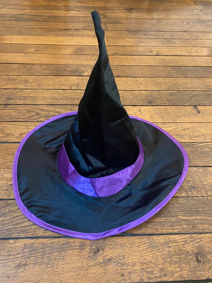 Chapeau de sorcière Taille 8-9 ans - photo numéro 2