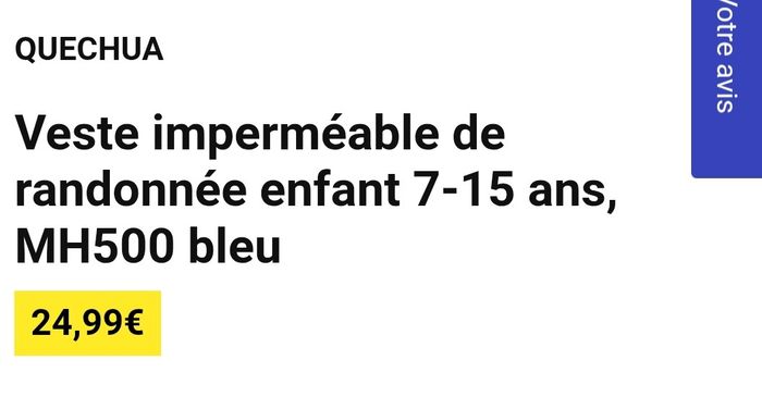 Veste imperméable - photo numéro 3