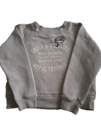 Pull Zadig et voltaire printemps été beige 6 ans