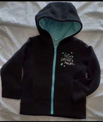 Veste zippée polaire fille 3-4 ans