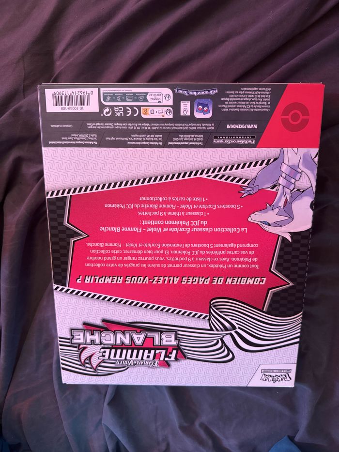 Coffret classeur -10.5 - Flamme blanche -Pokémon - photo numéro 2