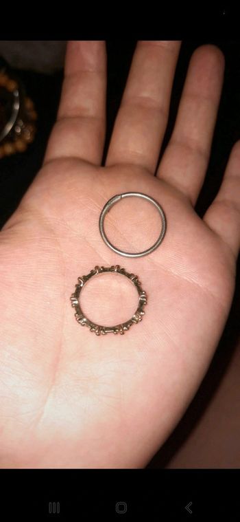 Lot de 2 bague vintage