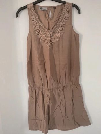 Tunique longue femme taille 36 beige K woman