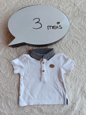 Polo chemise manches courtes Garçon 3 mois Creeks