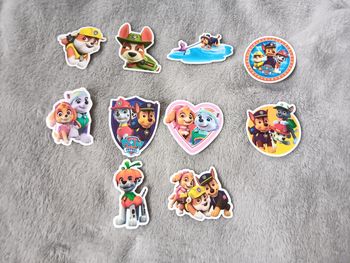 Lot 10 stickers pat patrouille