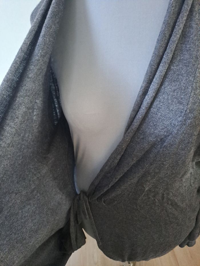 Gilet cache cœur gris Damart L - photo numéro 4