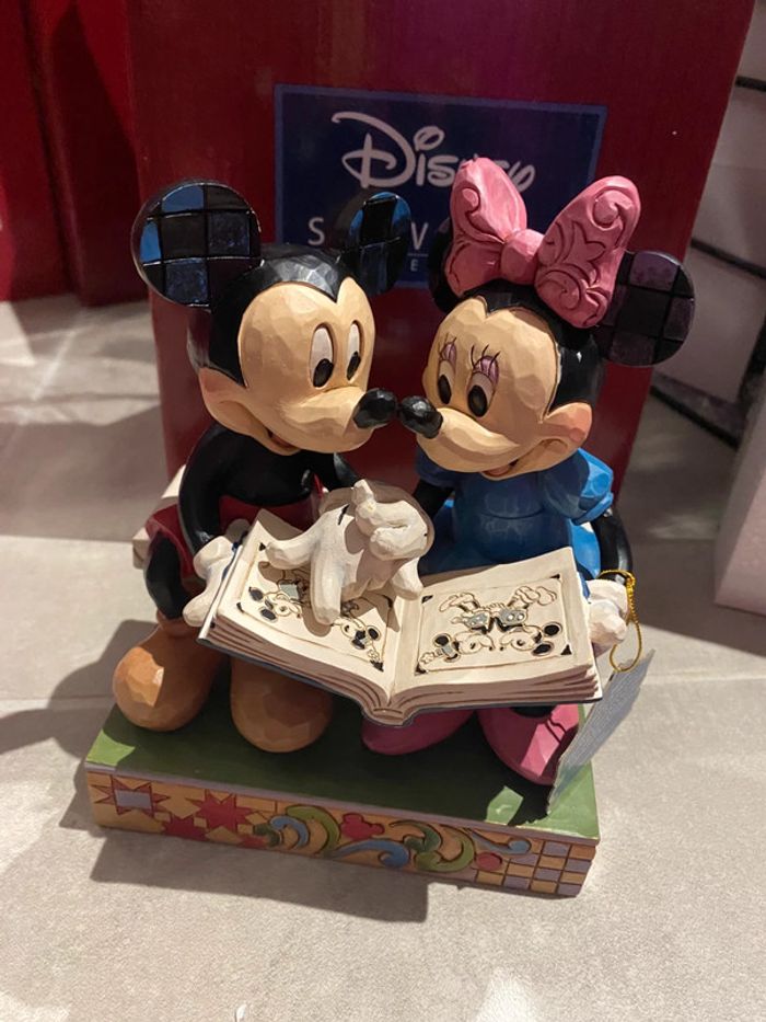 Figurine mickey minnie 85th anniversaire