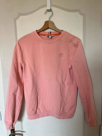 Sweat Pull Roland Garros officiel taille xs 14 ans rose saumon #EmmaLille14ans #EmmaLilleXS34