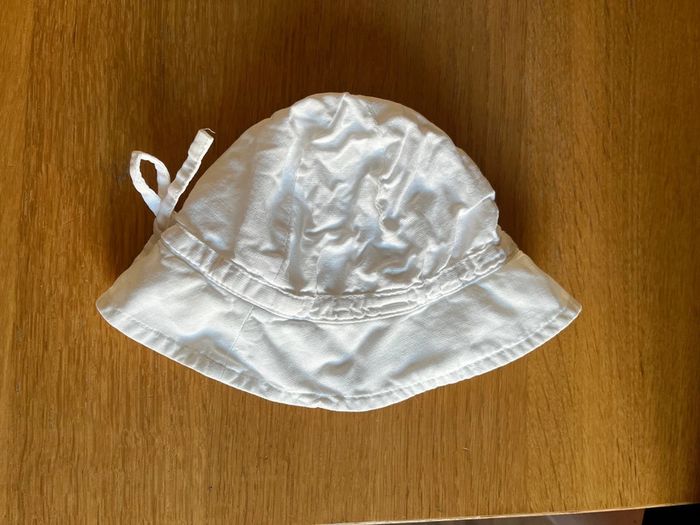 Chapeau bébé fille Jacadi blanc 43 cm - photo numéro 2