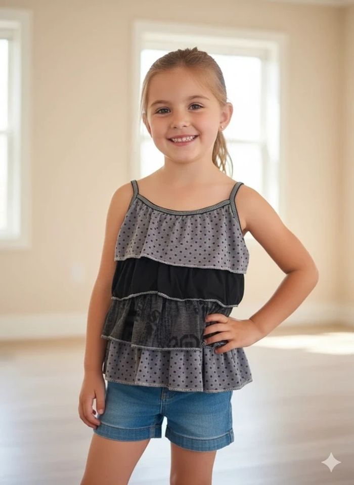 Haut a volants 6 ans