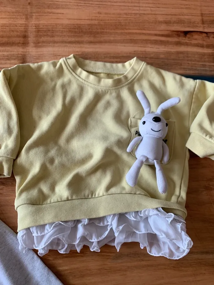 Ensemble lapin taille 2 ans - photo numéro 3