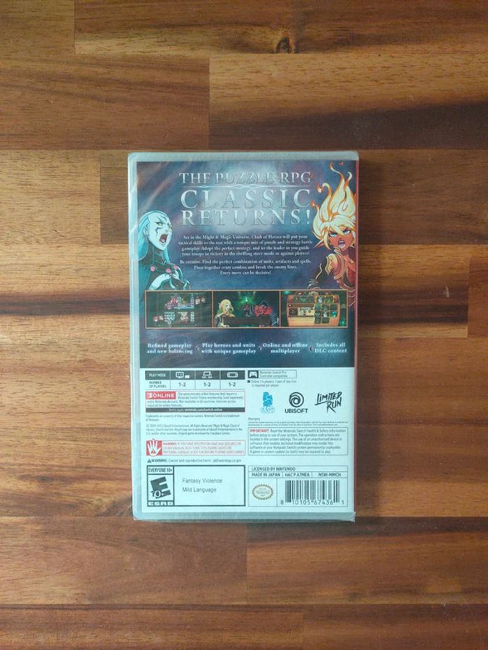 Might of Magic : Clash of Heroes - Switch ( limited Run ) neuf sous blister - photo numéro 2