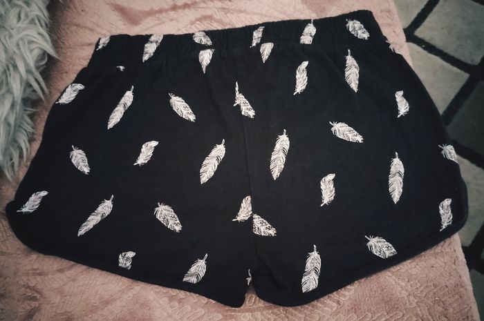 Short pyjamas plumes 100% coton en très bon état - photo numéro 5