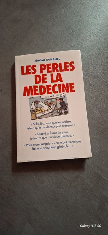 Les perles de la médecine