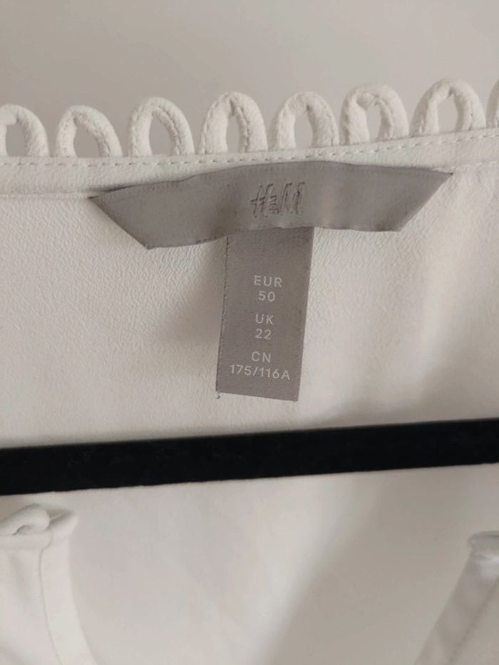 H&M blouse blanche 50 - photo numéro 3