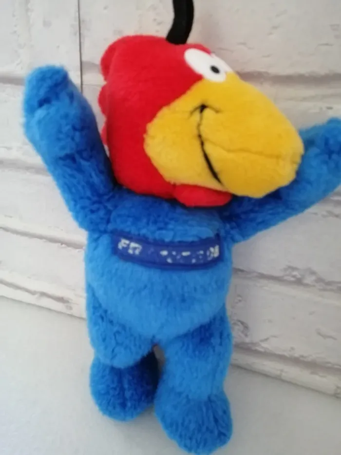 peluche coq mascotte foot footix
