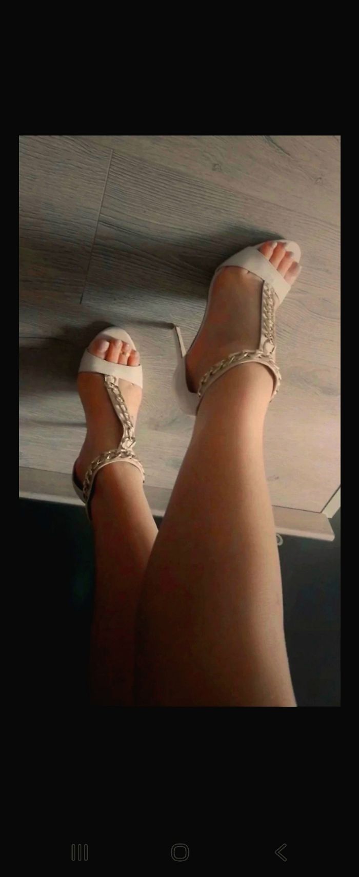 Talon blanche femme