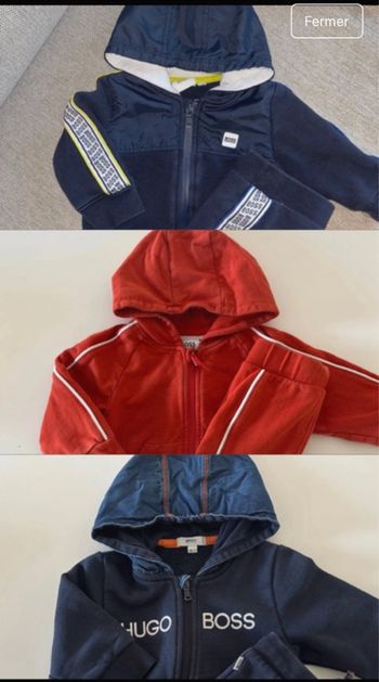 Lot ensembles jogging Hugo Boss 9 mois
