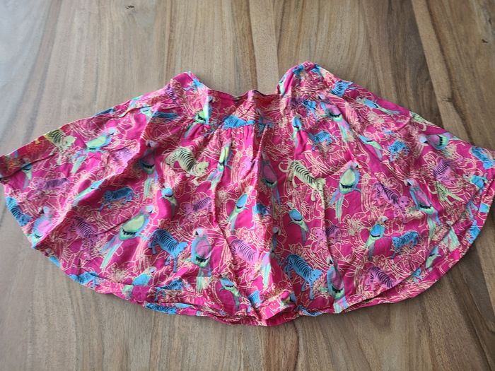 Jupe vynil fraise 8 ans