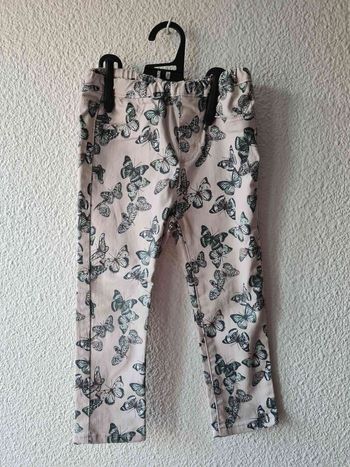 pantalon rose papillon H&M