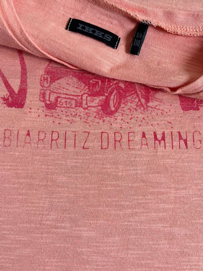 T-shirt message à paillettes IKKS T-5 ans - photo numéro 4