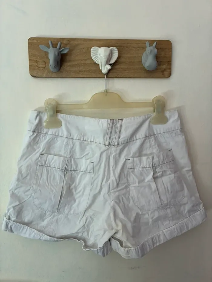 Short tissu blanc, 34, Kiabi. - photo numéro 8