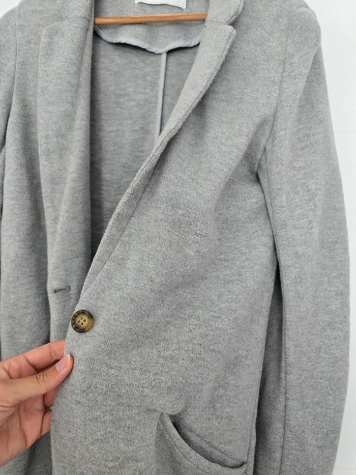 Veste longue grise - photo numéro 2
