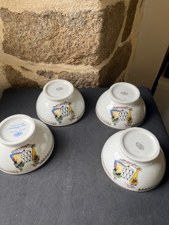 Lot de 4 bols porcelaine Apilco Vintage - photo numéro 4
