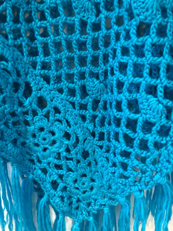 Poncho bleu 34/36 - photo numéro 3