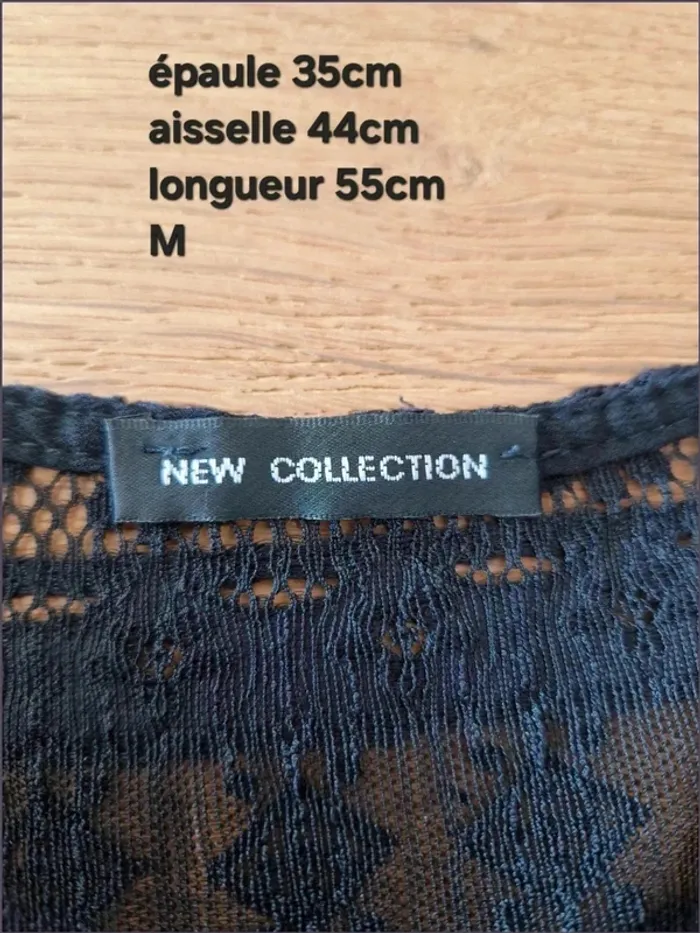 Blouse noire - Taille 36-38 - New Collection - photo numéro 5