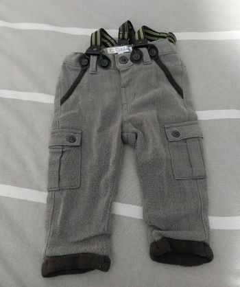 Pantalon avec bretelles
