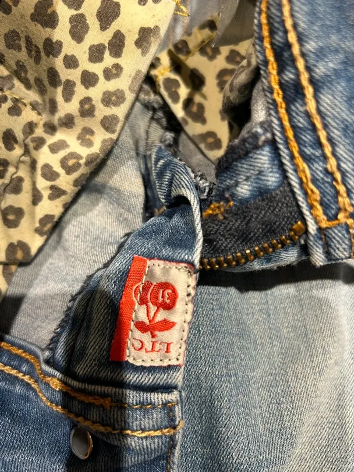Jean Temps des Cerises – Taille 31 – Bleu délavé - photo numéro 11