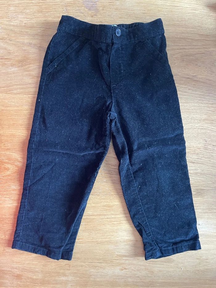 Pantalon velours noir 3 ans - photo numéro 3