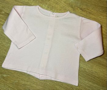 T-shirt manches longues rose /