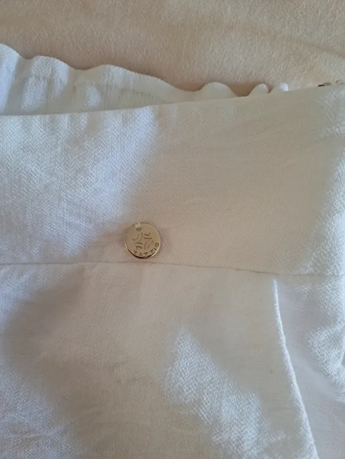 Pantalon blanc 3/4 large - photo numéro 3