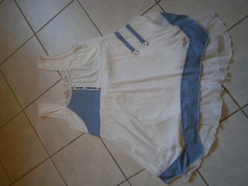 Robe blanche à bretelles Taille 42