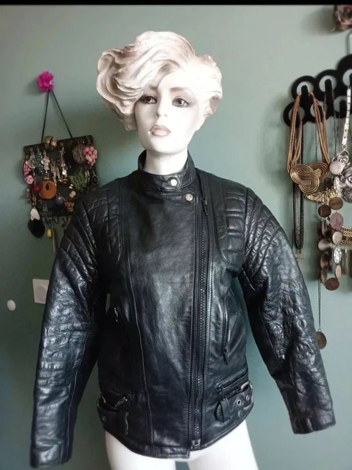 Blouson cuir vintage Fieldsheer 36