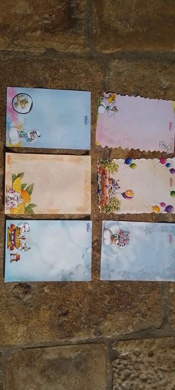 Lot de 6 feuilles Diddl