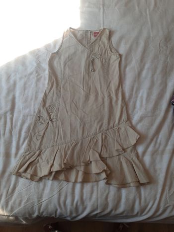 Robe lin et coton 128cm