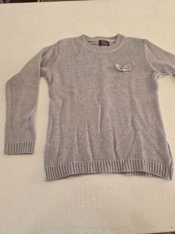 Pull gris 14 ans