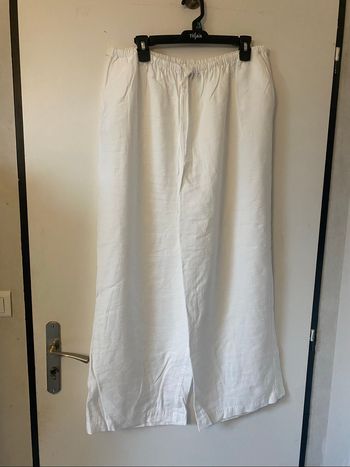 Pantalon, jambe, large léger