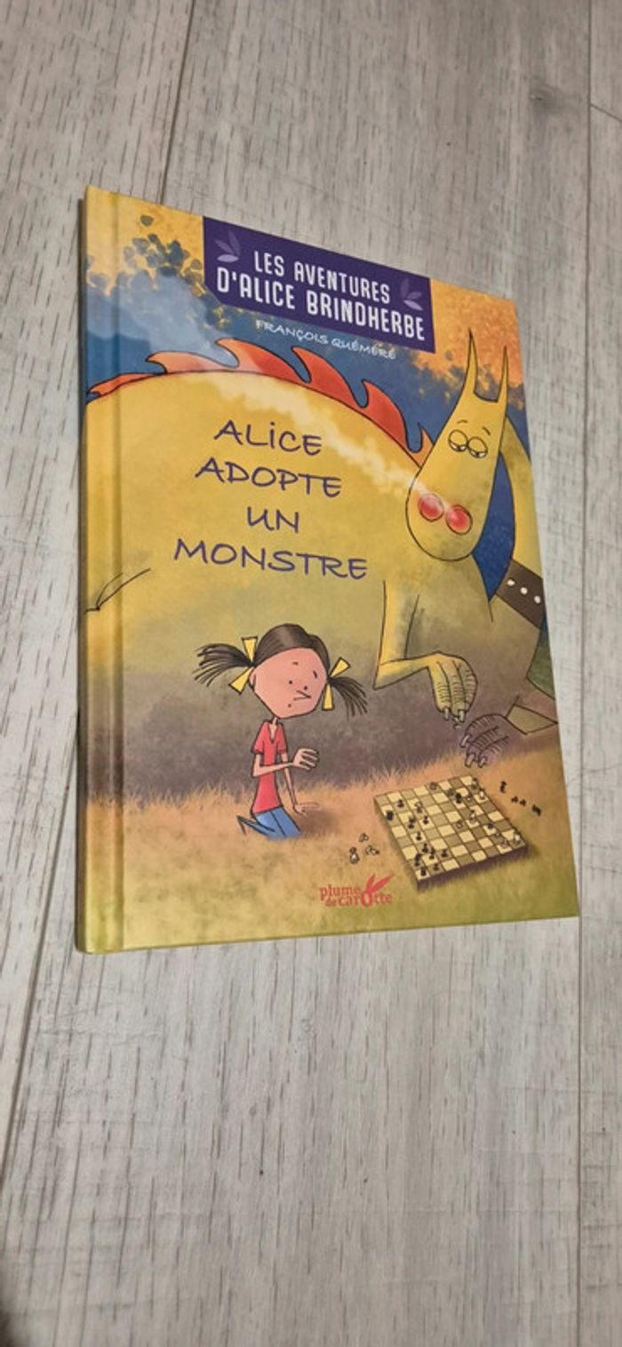 Livre enfant Alice adopte un monstre - photo numéro 1