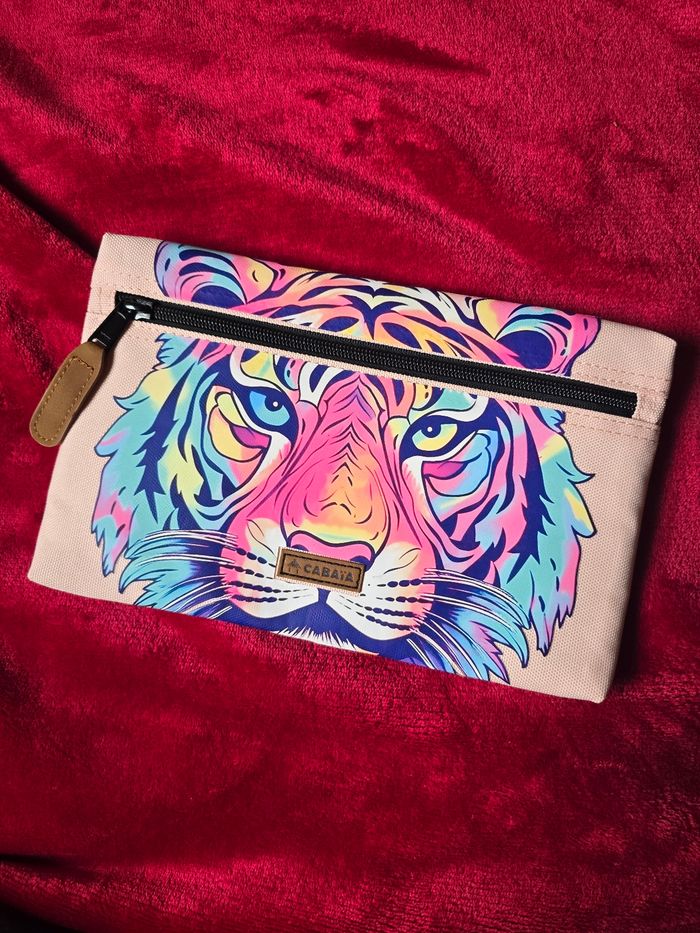 Pochette avant Cabaïa Customisé tigre