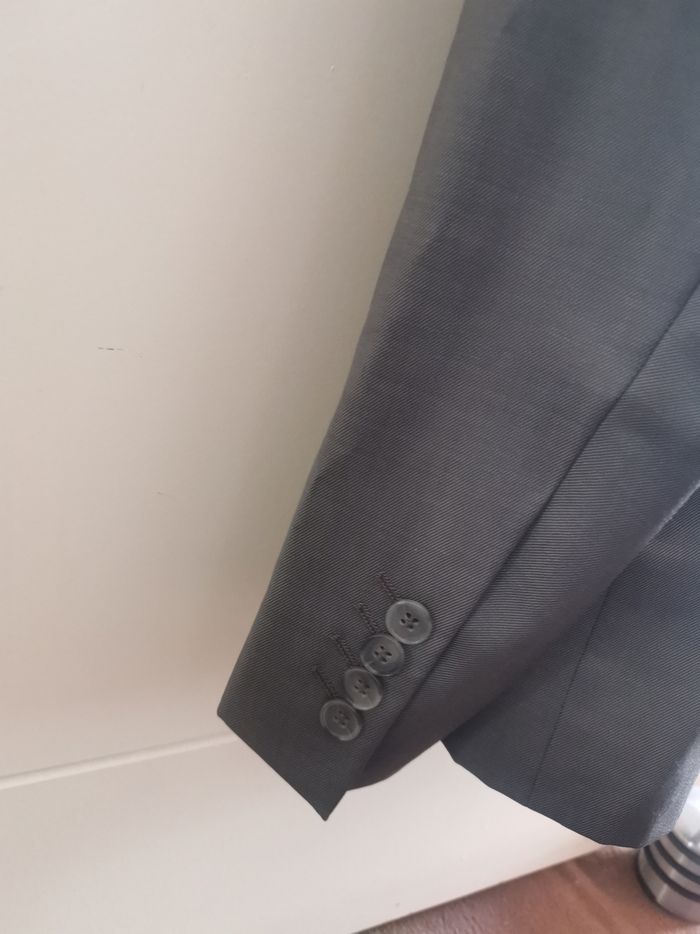 Veste blazer costume gris Devred taille M - photo numéro 3