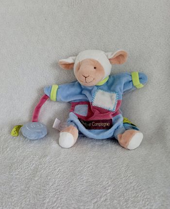 Doudou marionnette agneau Doudou et compagnie 