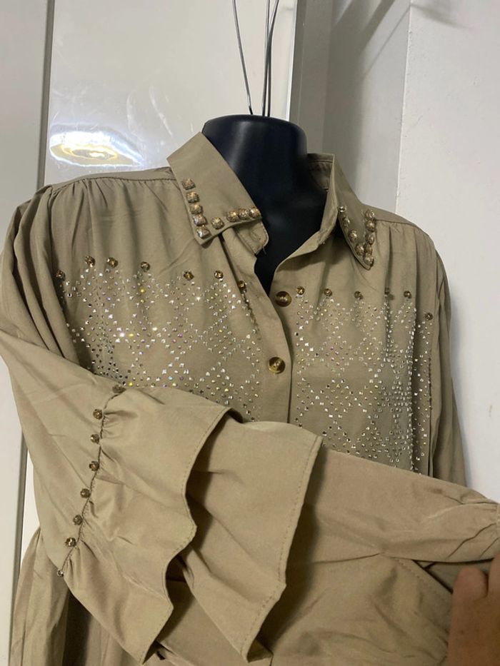 Tunique over size . Tunique habillée . tenue de fête . Taille L / XL - photo numéro 5