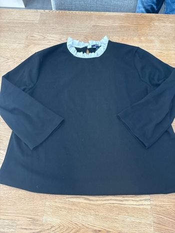 Haut manches 3/4 noir taille L