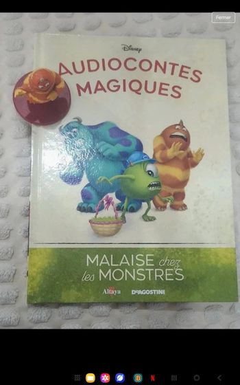 110Ēme audioconte magique collection altaya deagostini livre et figurine disney audio conte magic
